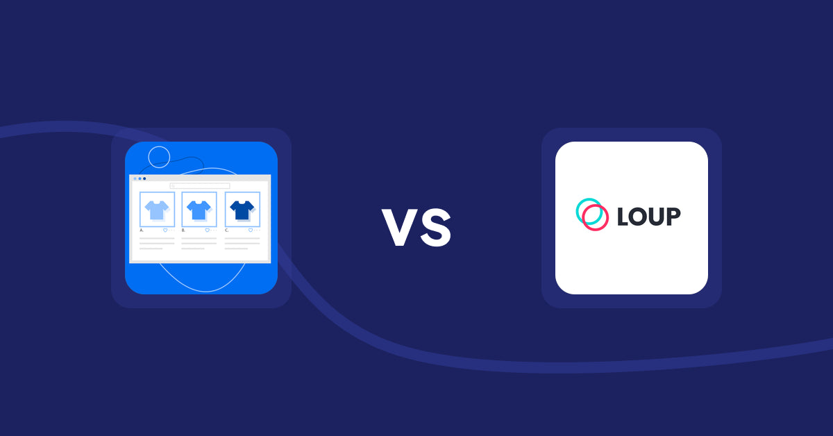 Shopify Product Display Apps: Hura Product Showcase Builder vs Loup: Sell on Instagram