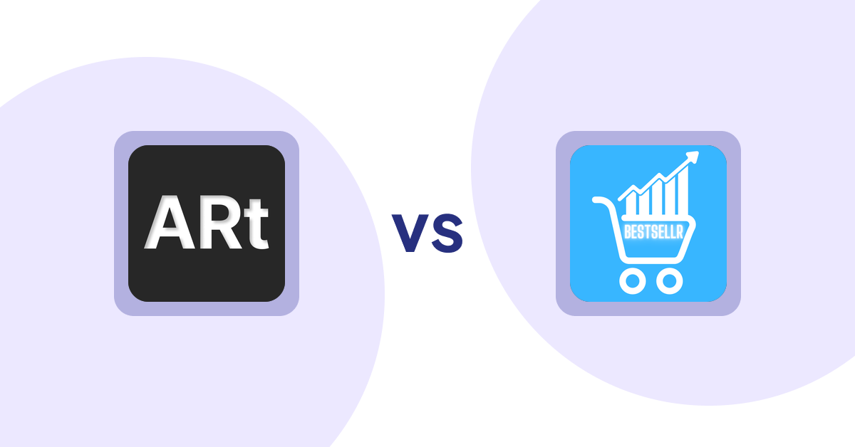 Shopify Product Display Apps: Wall Art Viewer AR vs Bestsellr