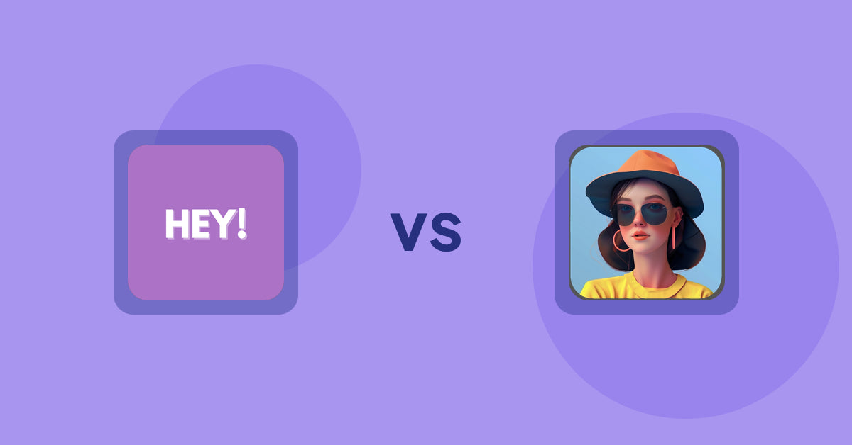 Shopify Product Display Apps: Hey! Product Page Banner & Text vs Fit It