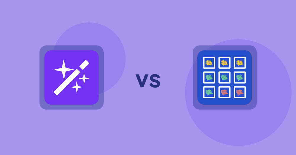 Shopify Product Display Apps: Magi ‑ AI Write Description vs Pixc: Visual Merchandising