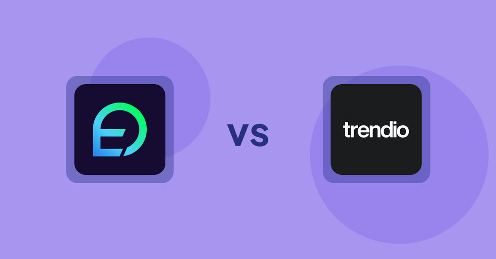 Shopify Product Display Apps: EasyDisplay: Product Showcase vs Trendio