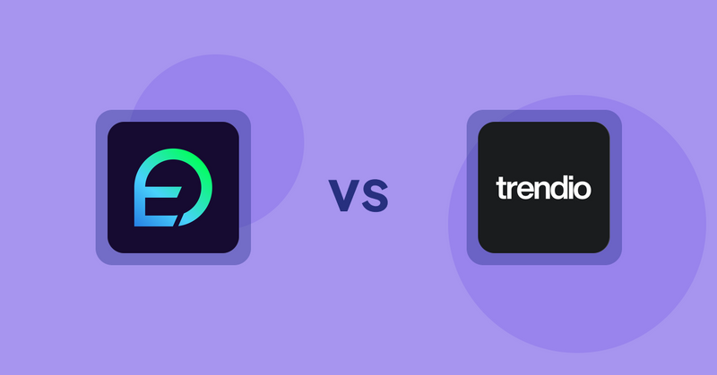 Shopify Product Display Apps: EasyDisplay: Product Showcase vs Trendio