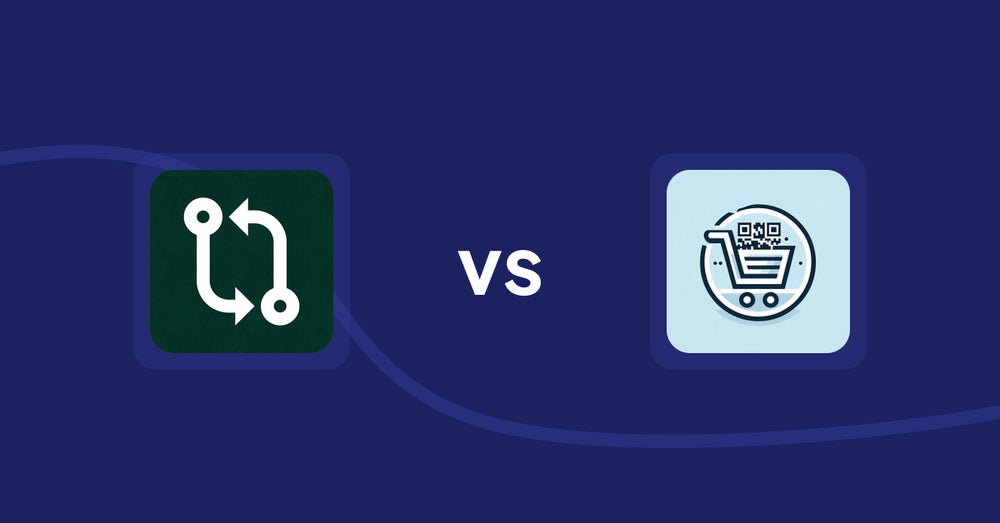 Shopify Product Display Apps: Compareder ‑ Product Compare vs QR Cartify