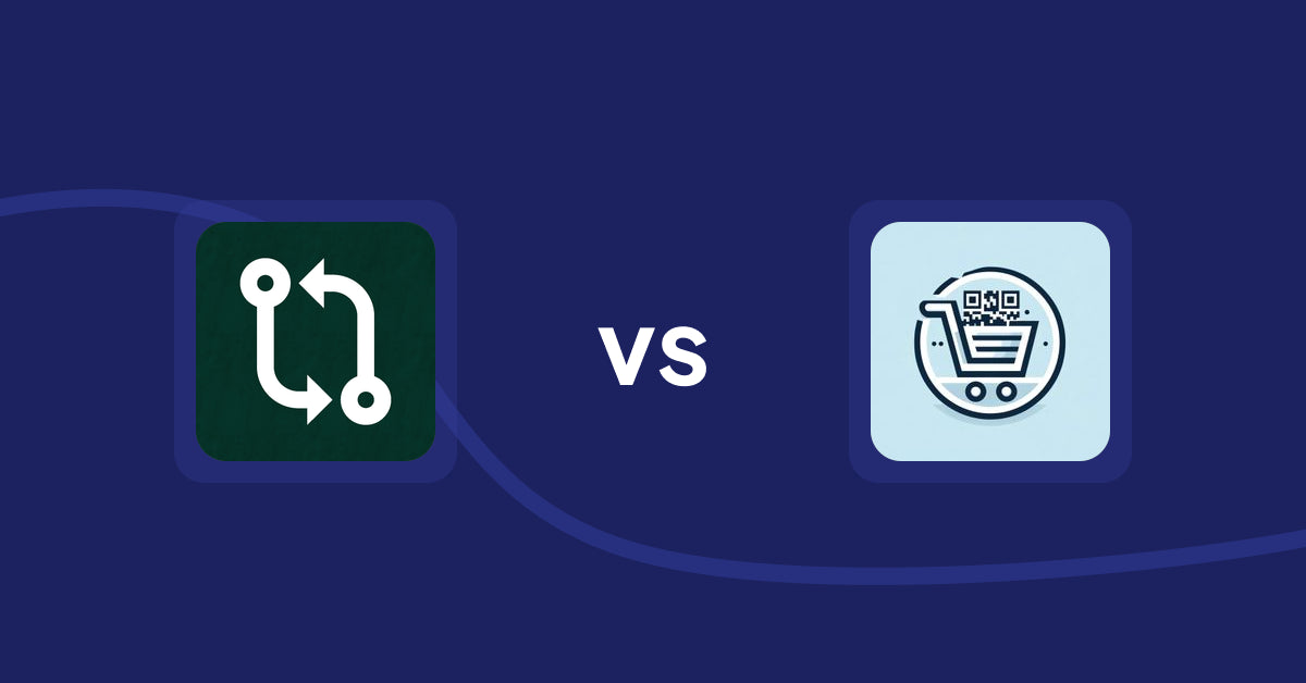 Shopify Product Display Apps: Compareder ‑ Product Compare vs QR Cartify