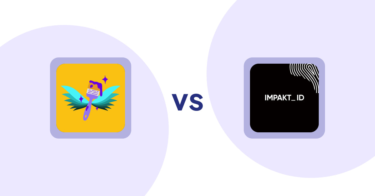 Shopify Product Display Apps: Badgfly ‑ Product Personalizer vs IMPAKT ID: fashion CO2 tracker