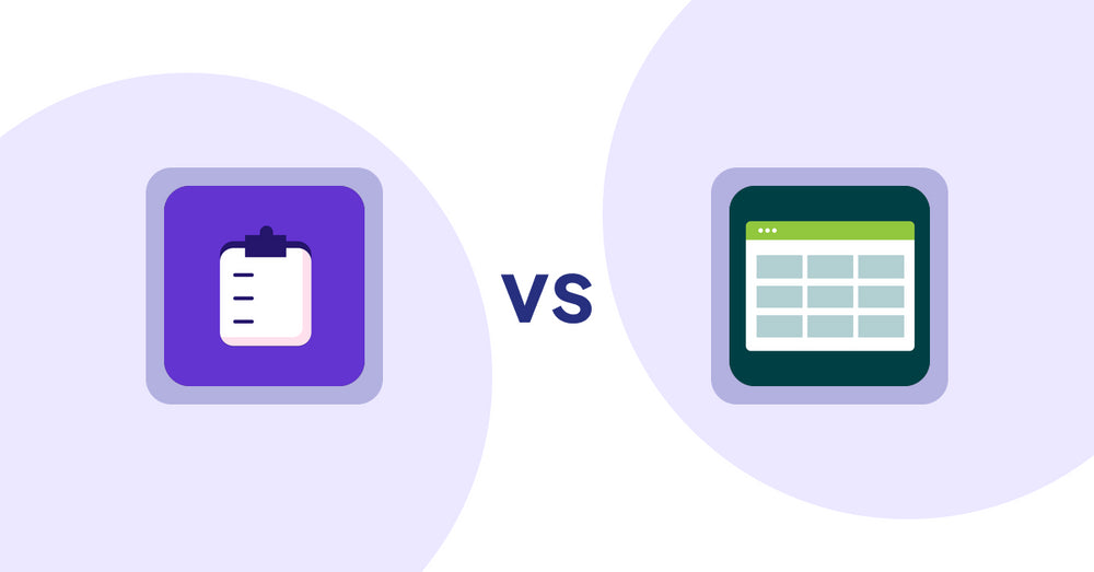Shopify Product Display Apps: WSH Order Form & ReOrder vs Product Table