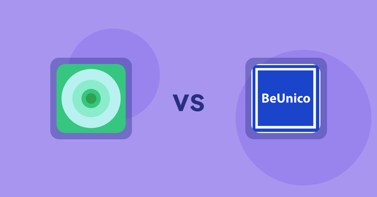 Shopify Product Display Apps: Hey!Scarcity Low Stock Counter vs BeUnico