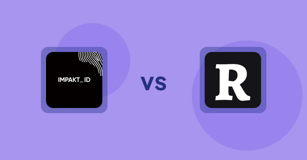 Shopify Product Display Apps: IMPAKT ID: fashion CO2 tracker vs AI SEO: Top Product Features