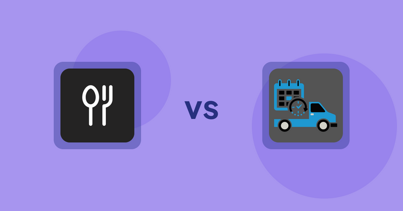 Shopify Product Display Apps: ServeUp ‑ Restaurant Menu vs H3 Estimated Delivery