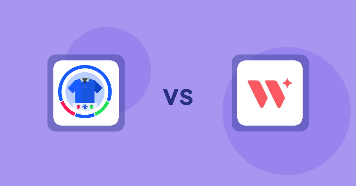 Shopify Product Display Apps: EVS ‑ Easy Variation Swatches vs Wizart Visualizer