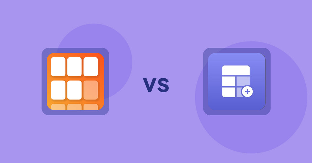 Shopify Product Display Apps: Scroll Bee ‑ Infinite Scroll vs Eazy Specification Tags Table