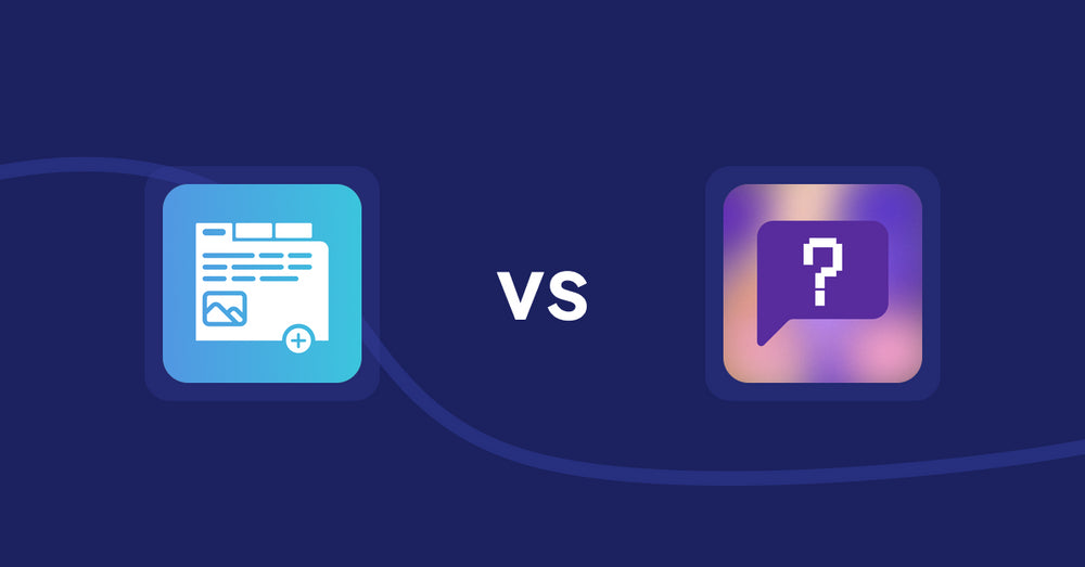 Shopify Product Display Apps: Advanced Product Tabs vs FAQbucket ‑ Help Center & FAQ