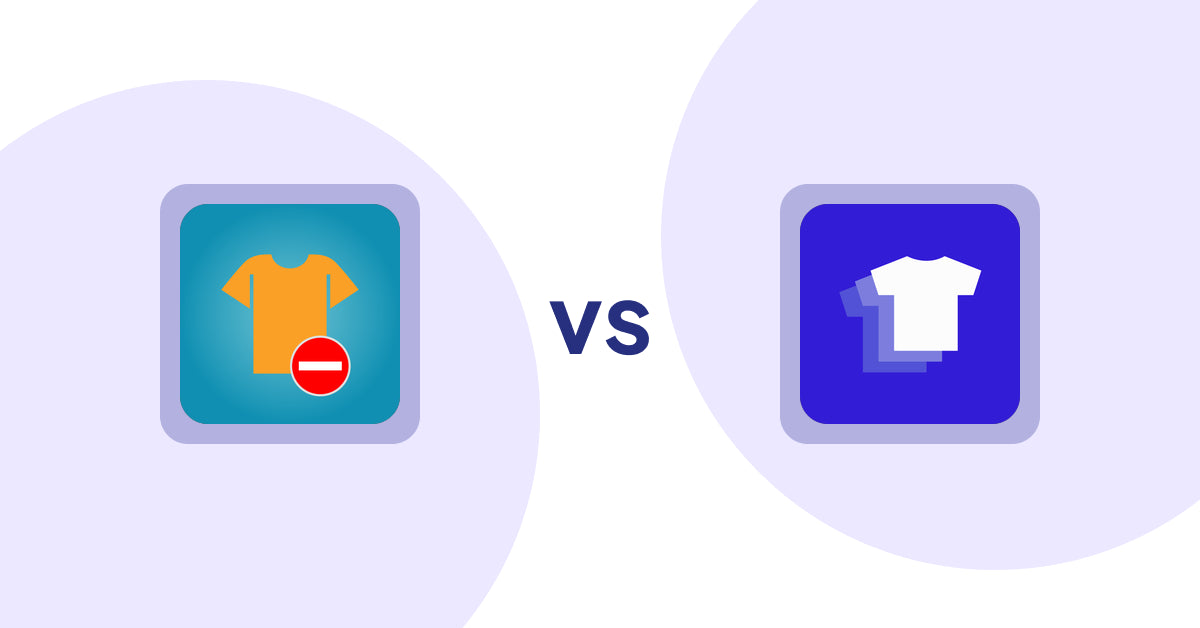 Shopify Product Display Apps: Products Unavailable vs Xpander
