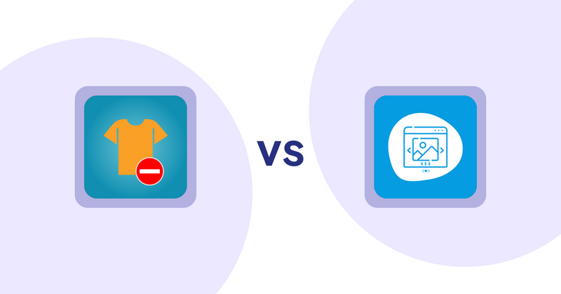 Shopify Product Display Apps: Products Unavailable vs Quick Product Navigator Slide