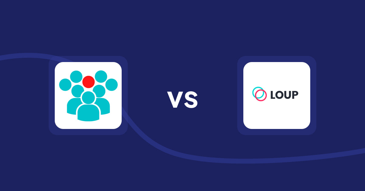 Shopify Product Display Apps: Today's Project Urgency Stock vs Loup: Sell on Instagram