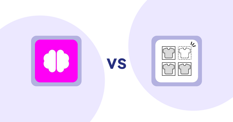 Shopify Product Display Apps: Brainy: AI SEO & Content Boost vs シンプル売り切れ非表示｜在庫切れ商品の表示変更