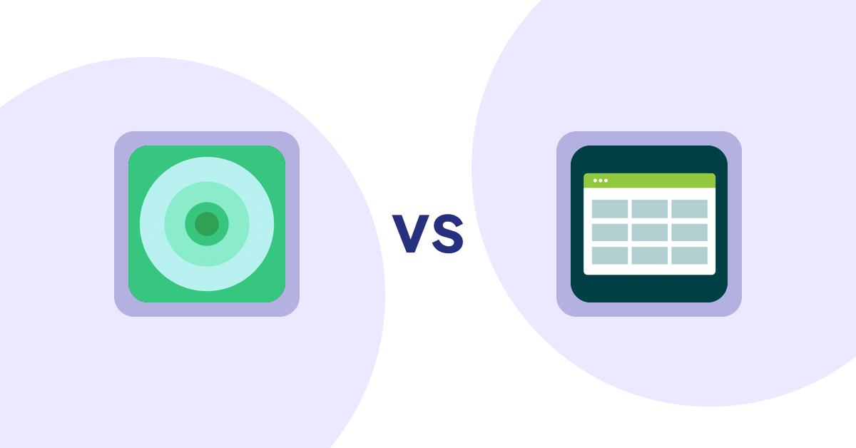 Shopify Product Display Apps: Hey!Scarcity Low Stock Counter vs. Product Table