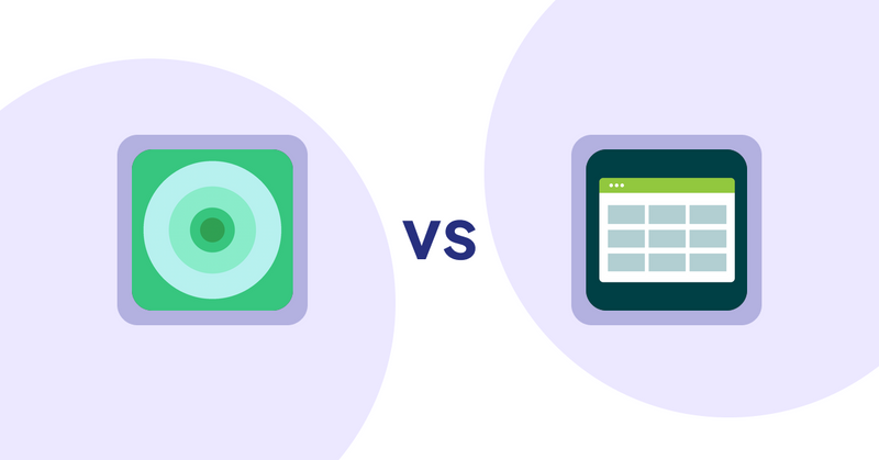 Shopify Product Display Apps: Hey!Scarcity Low Stock Counter vs. Product Table
