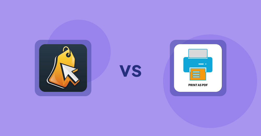 Shopify Product Display Apps: Iconic: Product Features vs LitPDP ‑ Print as PDF