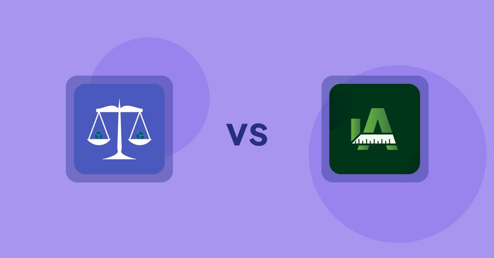 Shopify Product Display Apps: Equate ‑ Product Compare vs Easy Size Chart by Akeans