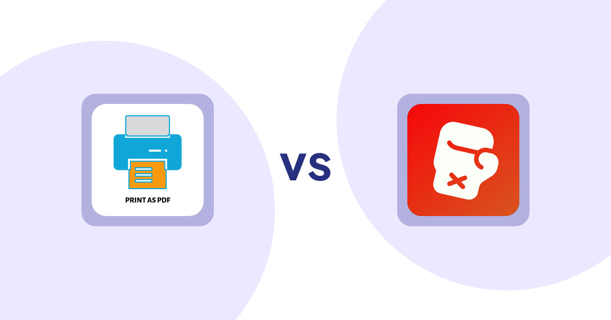 Shopify Product Display Apps: LitPDP ‑ Print as PDF vs Knockout ‑ Hide Out Of Stock