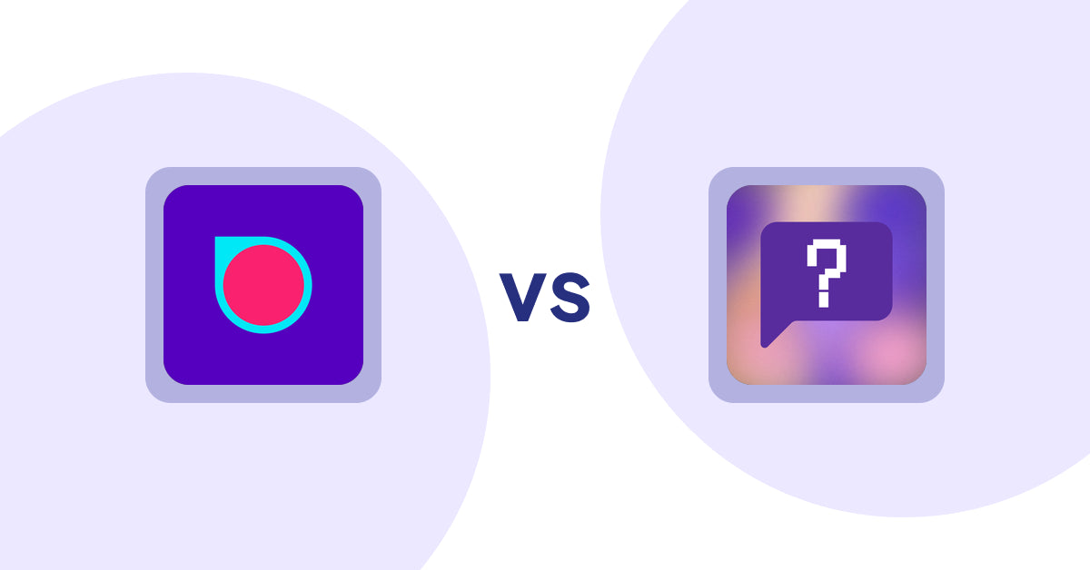 Shopify Product Display Apps: Spotlight: Video Loops vs FAQbucket ‑ Help Center & FAQ