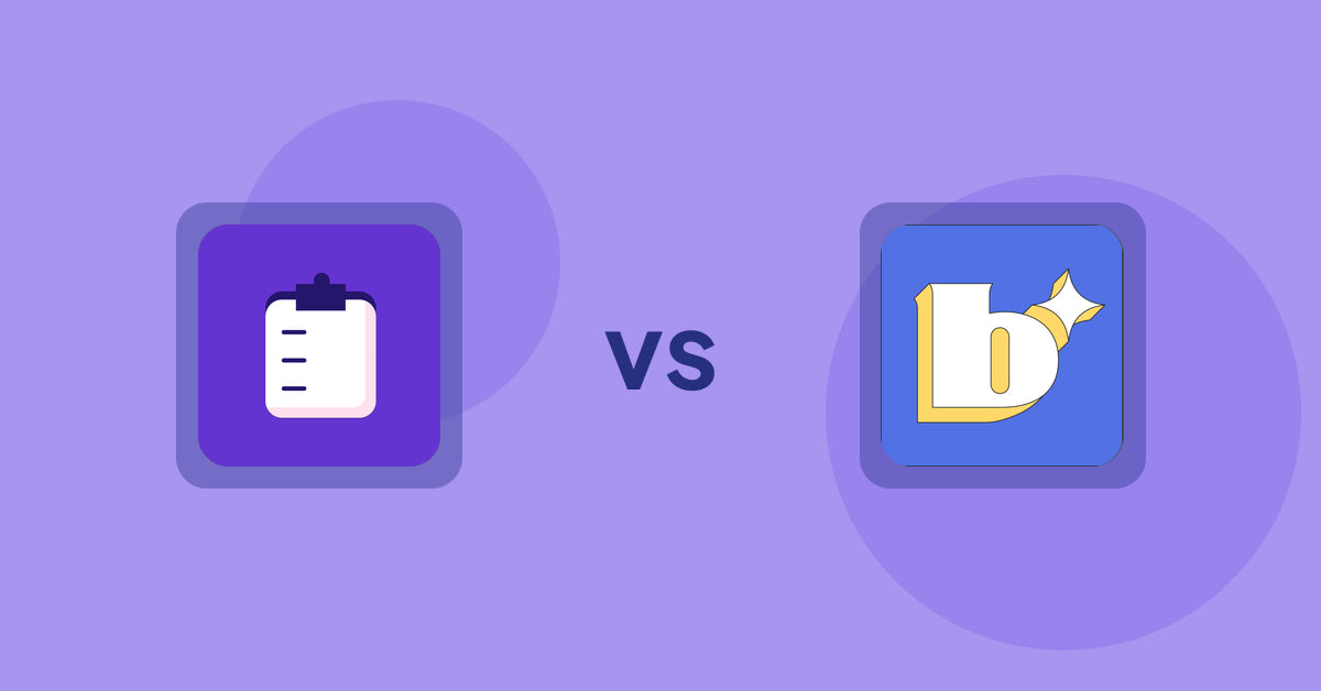 Shopify Product Display Apps: WSH Order Form & ReOrder vs Because: CRO + Personalization