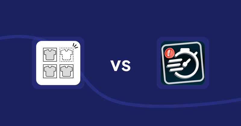 Shopify Product Display Apps: シンプル売り切れ非表示｜在庫切れ商品の表示変更 vs Urgency! Low Stock Counter