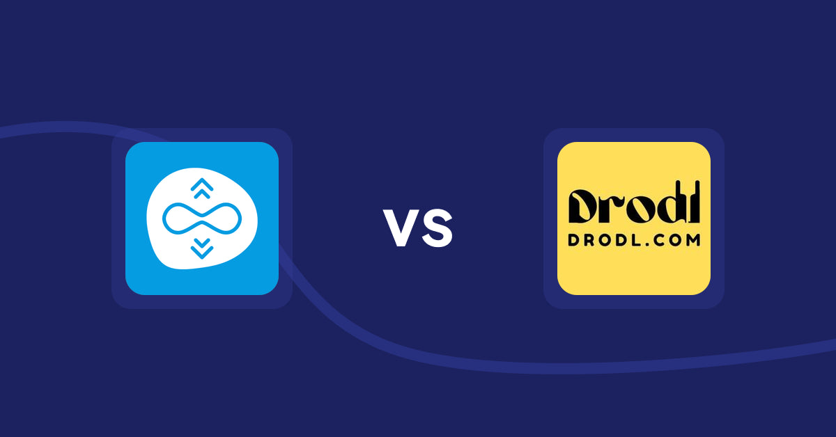 Shopify Product Display Apps: Scroll Freely: Infinite Scroll vs Drodl: Hide SoldOut Products