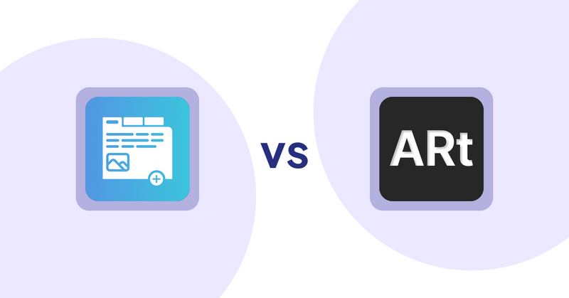 Shopify Product Display Apps: Advanced Product Tabs vs Wall Art Viewer AR