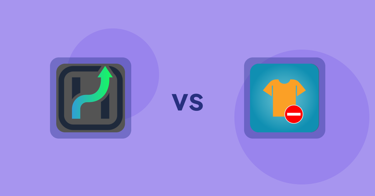 Shopify Product Display Apps: Heuristic Commerce vs. Products Unavailable