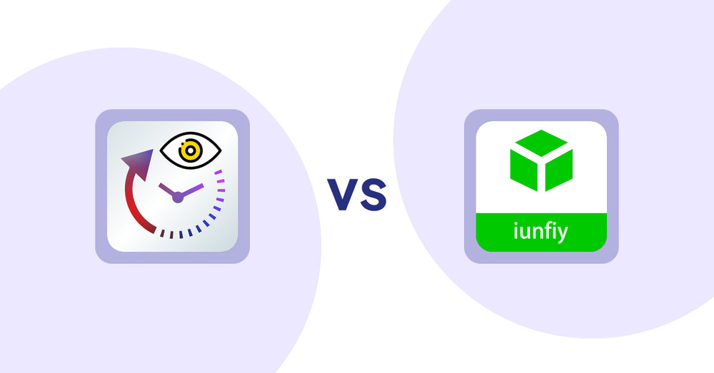 Shopify Product Display Apps: JustViewed ‑ Recently Products vs iunfiy • Related Products