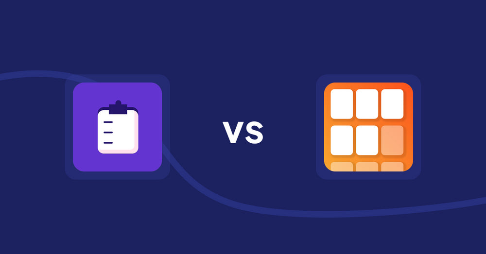 Shopify Product Display Apps: WSH Order Form & ReOrder vs Scroll Bee ‑ Infinite Scroll