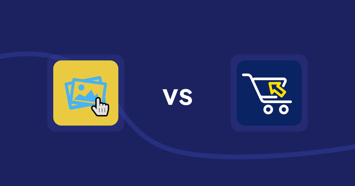 Shopify Product Display Apps: Singleton | Second Image Hover vs Swift B2B Cart / CSV Upload