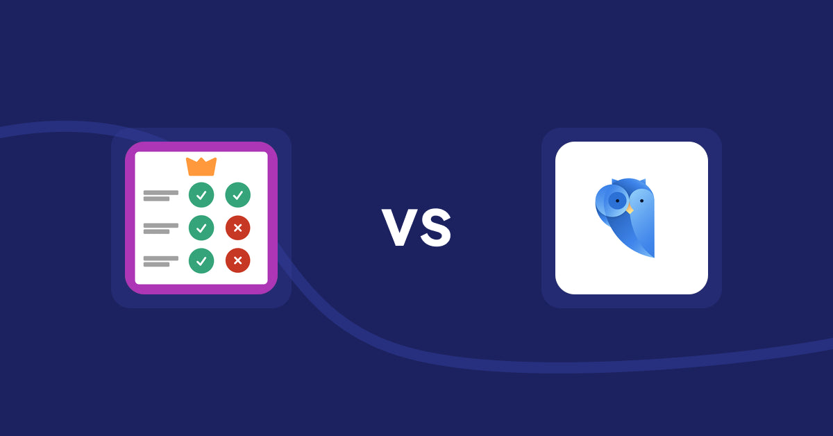 Shopify Product Display Apps: Pretty Comparison Tables vs Findify Search & Merchandise