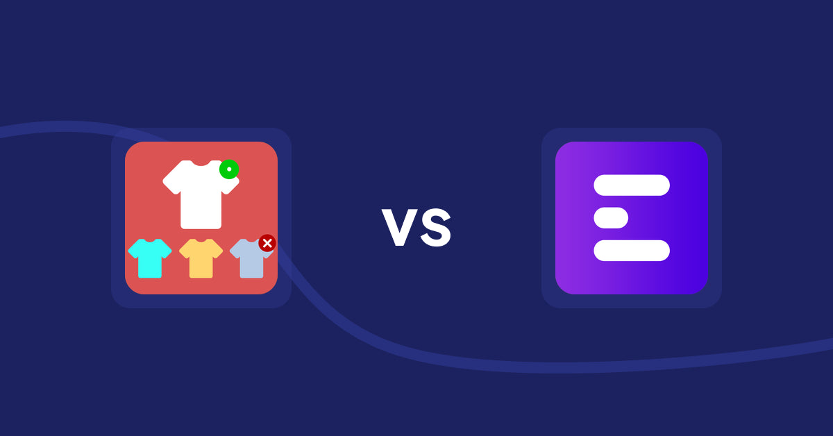 Shopify Product Display Apps: ST: Product & Collection Sort vs. ANG Extra Menu