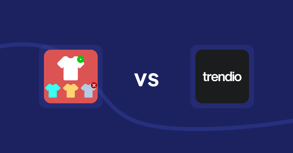 Shopify Product Display Apps: ST: Product & Collection Sort vs Trendio