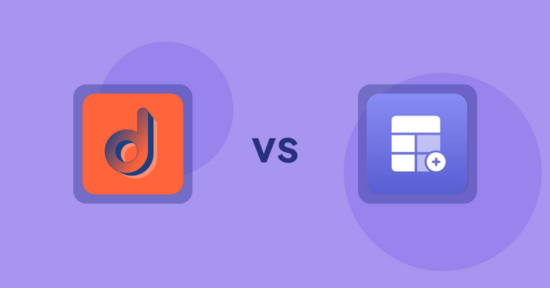 Shopify Product Display Apps: Social Shopper Pro - Instagram vs Eazy Specification Tags Table