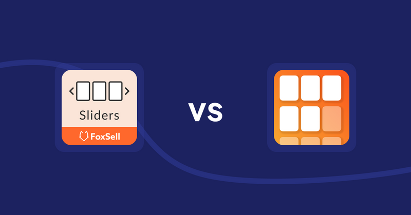 Shopify Product Display Apps: FoxSell Slider & Carousel vs Scroll Bee ‑ Infinite Scroll