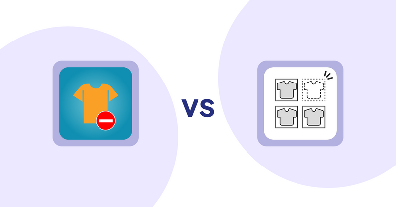 Shopify Product Display Apps: Products Unavailable vs シンプル売り切れ非表示｜在庫切れ商品の表示変更
