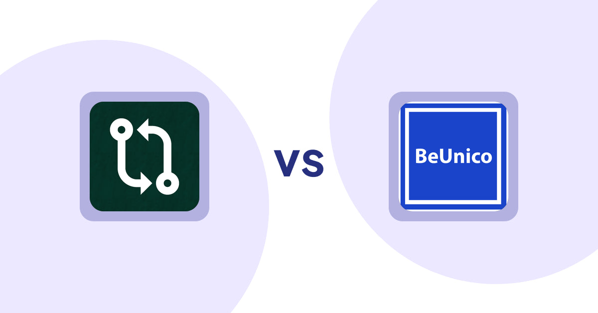 Shopify Product Display Apps: Compareder ‑ Product Compare vs BeUnico