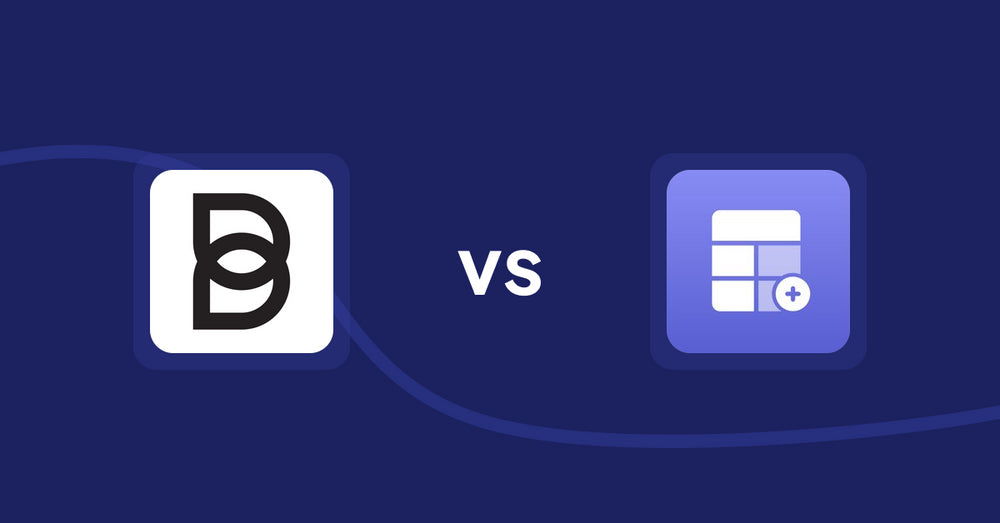 Shopify Product Display Apps: Botika: AI Models Pro Photos vs Eazy Specification Tags Table