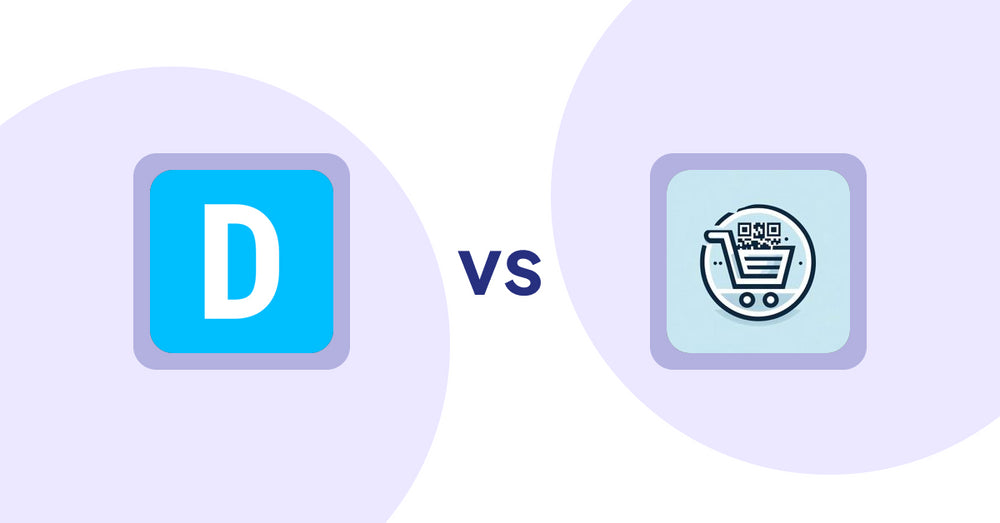 Shopify Product Display Apps: Dual Price Display by T2 vs QR Cartify
