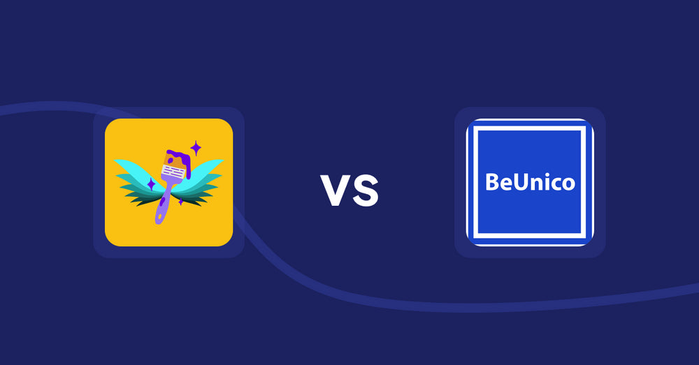 Shopify Product Display Apps: Badgfly ‑ Product Personalizer vs BeUnico