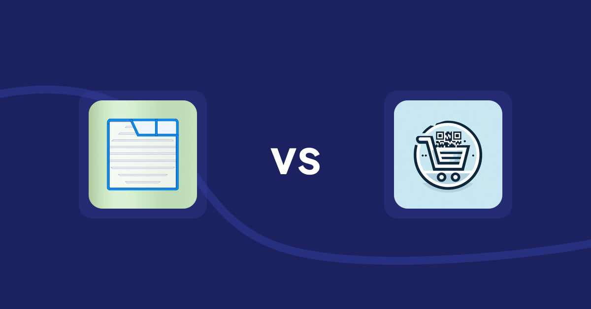 Shopify Product Display Apps: Ecom Product Descriptions vs QR Cartify