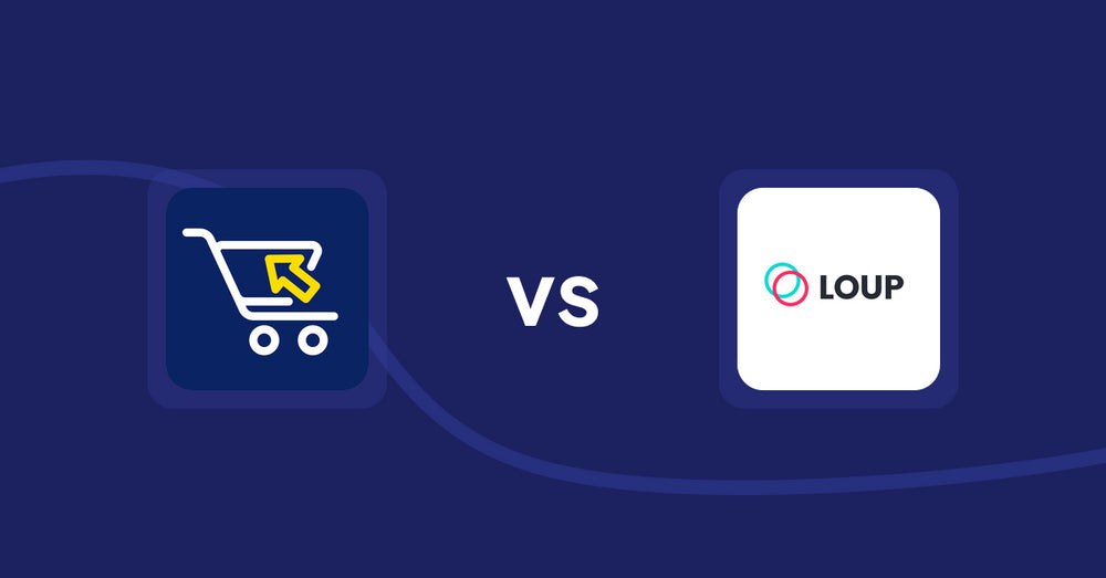 Shopify Product Display Apps: Swift B2B Cart / CSV Upload vs. Loup: Sell on Instagram