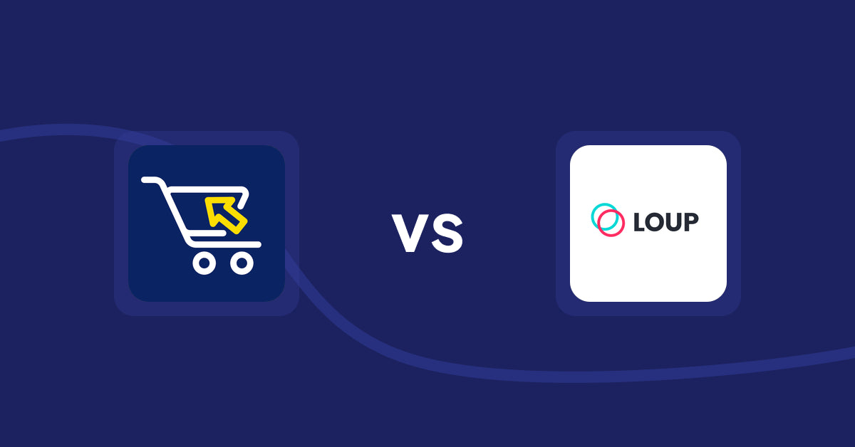 Shopify Product Display Apps: Swift B2B Cart / CSV Upload vs. Loup: Sell on Instagram