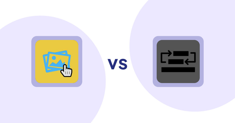 Shopify Product Display Apps: Singleton | Second Image Hover vs. Sortyfi Collection Merchandise