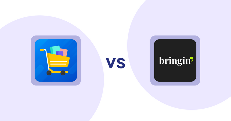 Shopify Product Display Apps: Prezen Wholesale Order vs Bringin