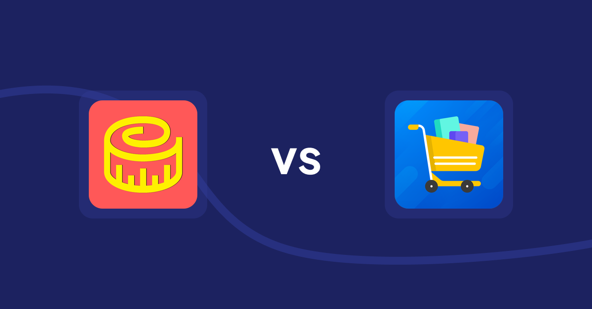 Shopify Product Display Apps: Snake Size Chart & Size Guide vs. Prezen Wholesale Order